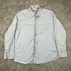 Robert Graham Report Collection XL Button Up LongSleeve Shirt Pastel Houndstooth